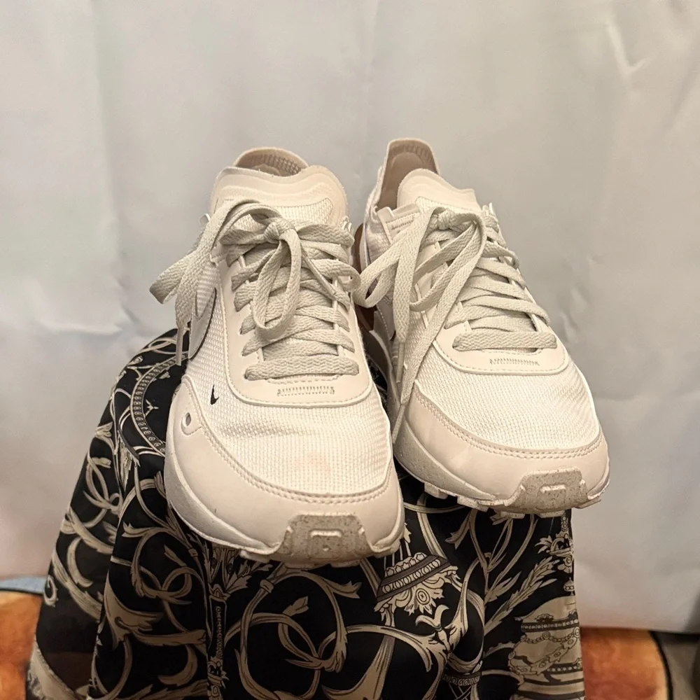 Nike Cream and Brown Waffle Sneakers